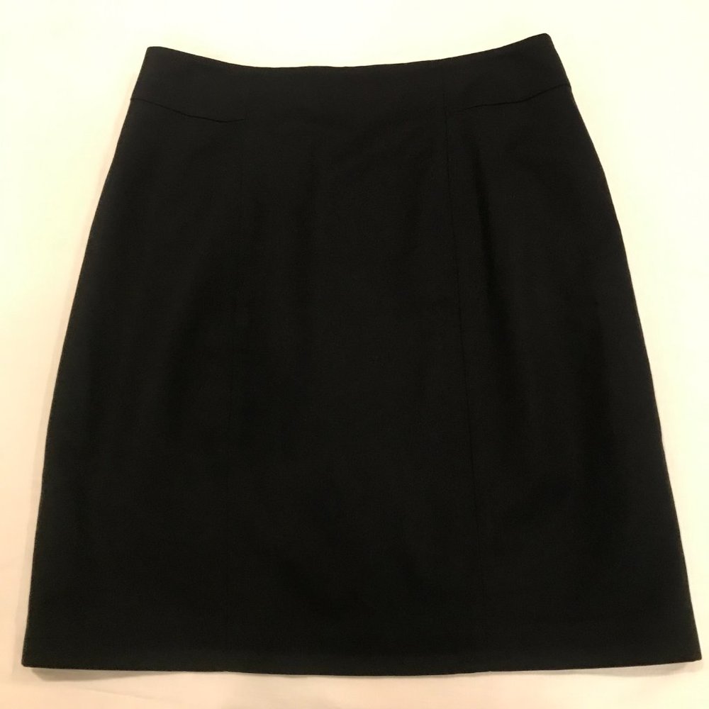 Tahari Women's Sz 12 Short Black Pencil Skirt